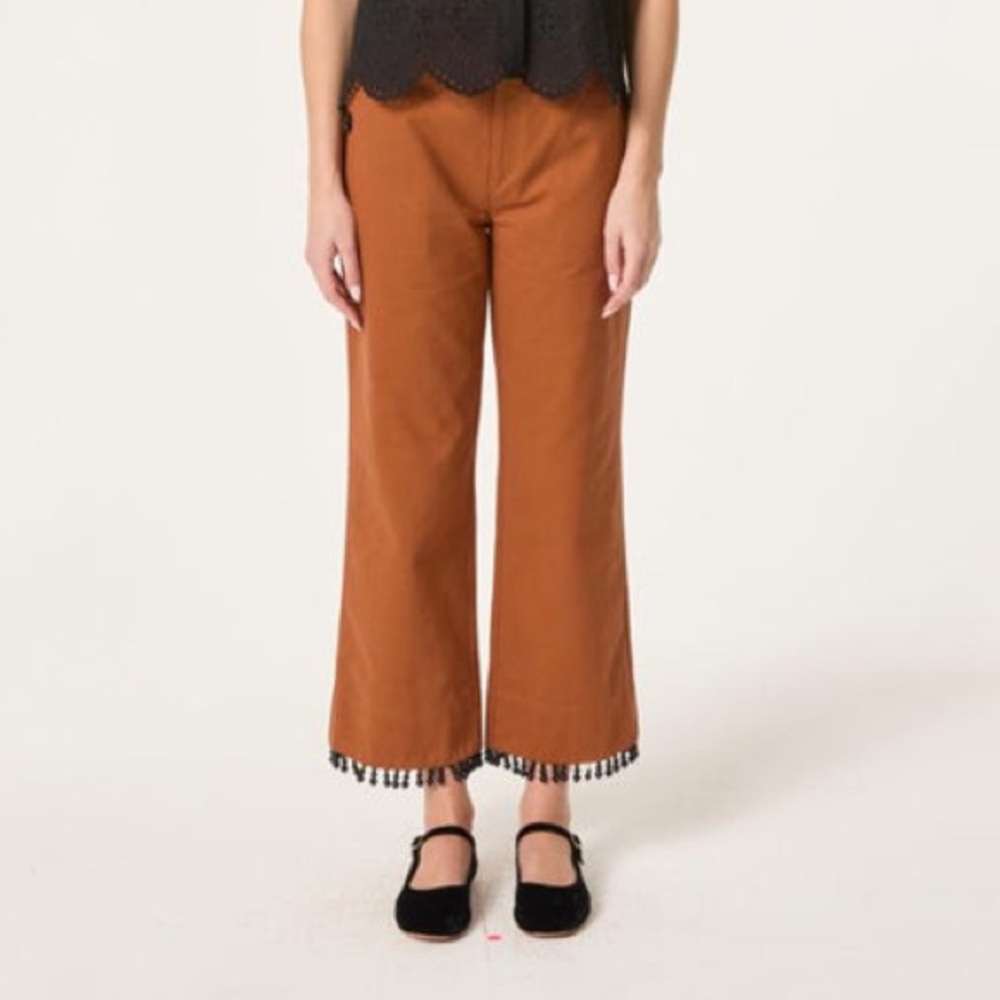 NWT Rhode Miko Pant in Sienna Fringe Sz 4